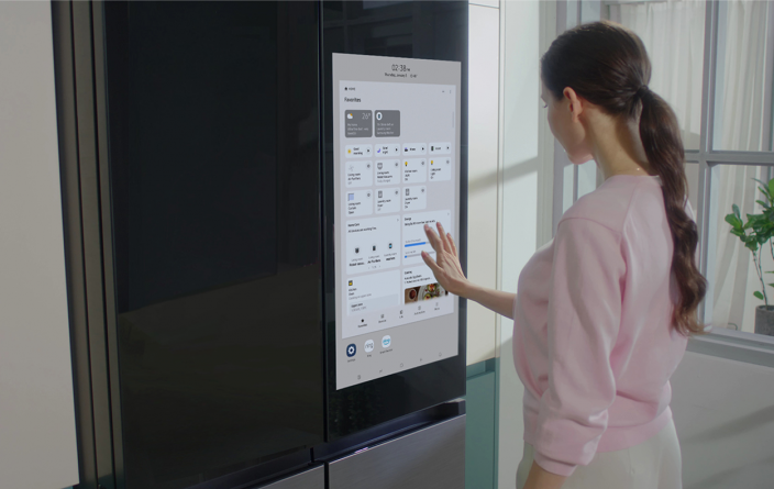 Bespoke Refrigerator Family Hub Plus, la nueva nevera de Samsung.Samsung