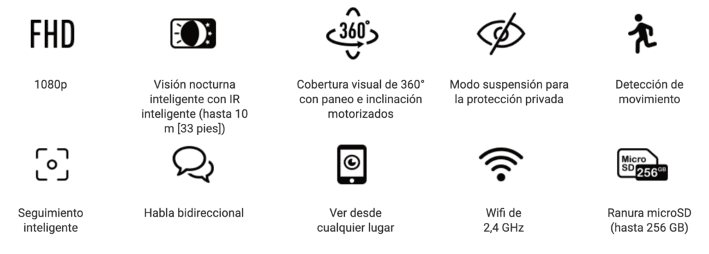 Caracteristicas de la Cámara de Seguridad EZVIZ C6N: Protección 360º para tu Hogar