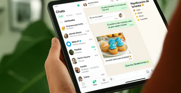 WhatsApp en iPad