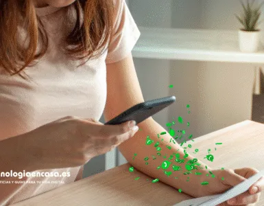 Escaneando documento con la nueva función de WhatsApp desde el móvil