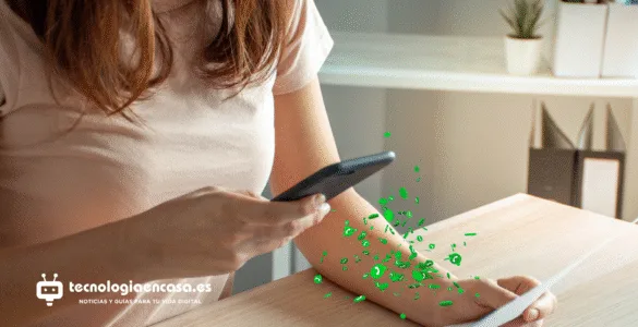 Escaneando documento con la nueva función de WhatsApp desde el móvil