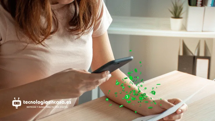 Escaneando documento con la nueva función de WhatsApp desde el móvil